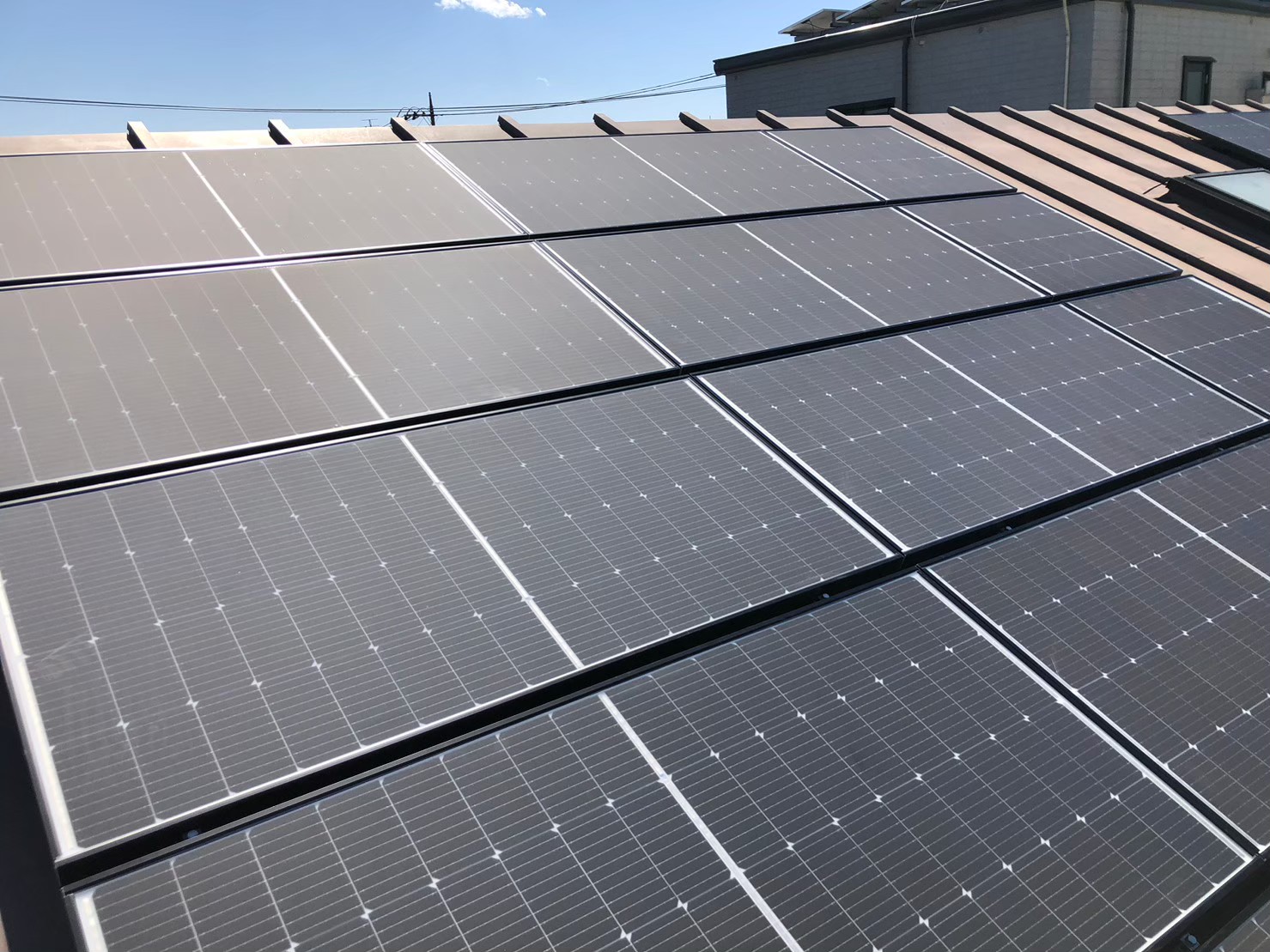 東京都大田区N様　長州産業5.944kW太陽光発電十マルチ9.8kWh蓄電池設置工事